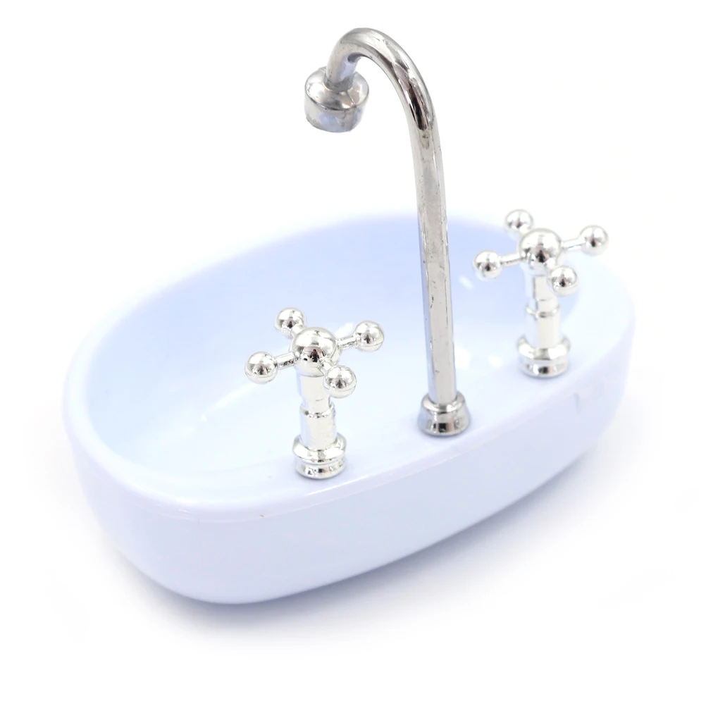 Dollhouse Miniature Furniture Bathroom Toilet Model Washbasin Floral Pretend Classic Toy for Children Birthday Gift 1pcs 
Dollhouse Miniature Furniture Bathroom Toilet Model Washbasin Floral Pretend Classic Toy for Children Birthday Gift 1pcs