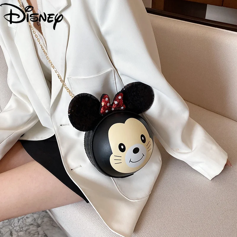 Disney 2021 New Cute Cartoon Mickey Minnie Print Pu Zipper Round Box-shaped One-shoulder Messenger Bag
Disney 2021 New Cute Cartoon Mickey Minnie Print Pu Zipper Round Box-shaped One-shoulder Messenger Bag
