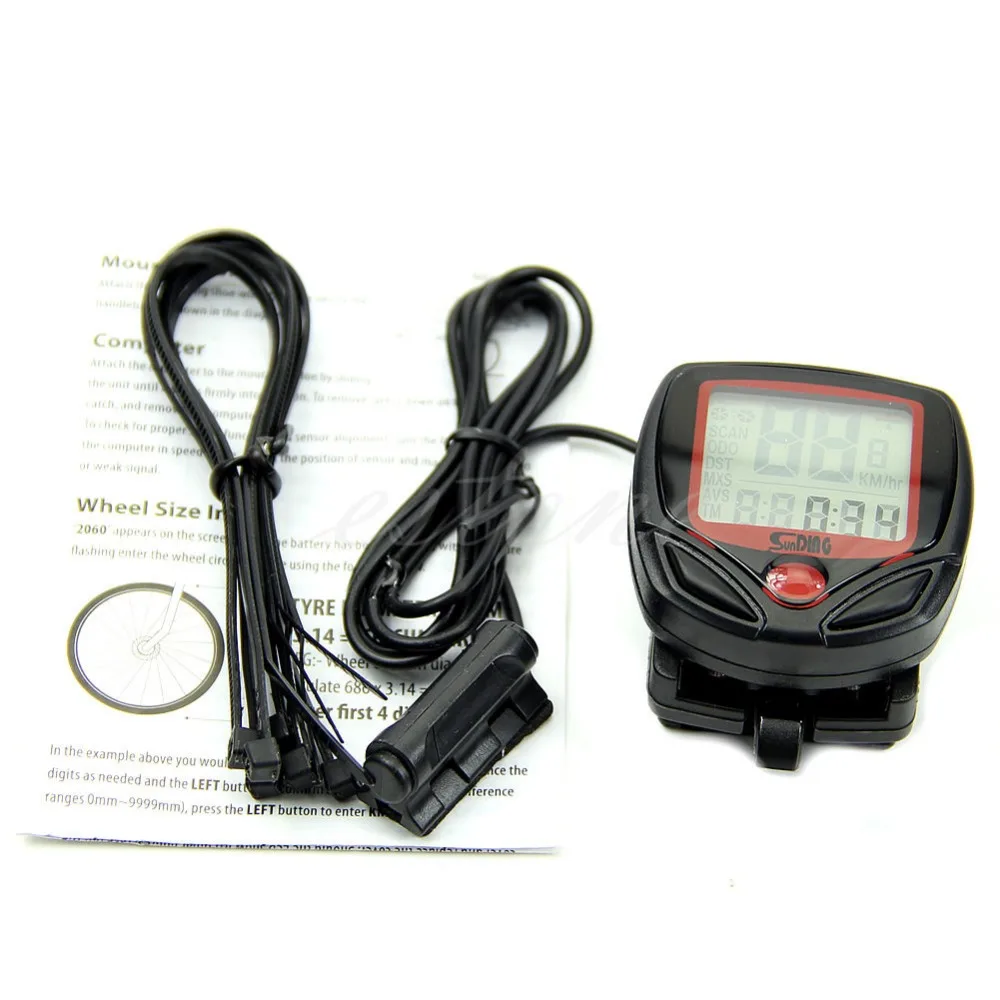 Waterproof Digital LCD Computer Bicycle Cycle Bike Speedometer Odometer Useful 
Waterproof Digital LCD Computer Bicycle Cycle Bike Speedometer Odometer Useful