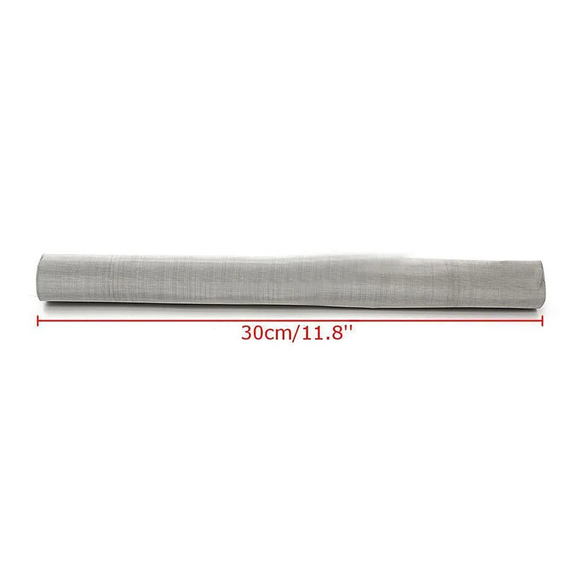 200 Mesh Stainless Steel Filter Net Metal Front Repair Fix Mesh Filtration Woven Wire Screening Sheet Screening filter 30x60cm
200 Mesh Stainless Steel Filter Net Metal Front Repair Fix Mesh Filtration Woven Wire Screening Sheet Screening filter 30x60cm