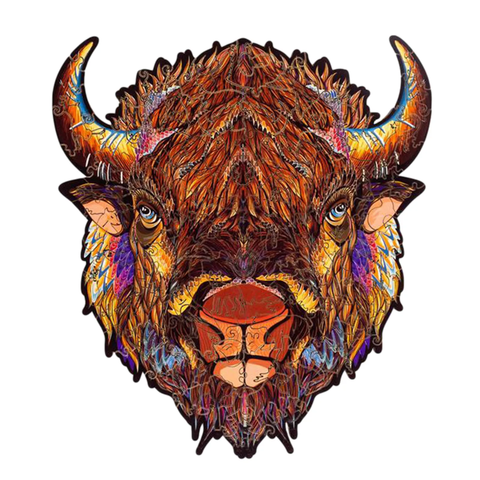 New Wooden Jigsaw Puzzle Unique Shape Bull Head Animal Puzzles A3A4 DIY Education Puzzle Toys Gift For Adults Children great
New Wooden Jigsaw Puzzle Unique Shape Bull Head Animal Puzzles A3A4 DIY Education Puzzle Toys Gift For Adults Children great