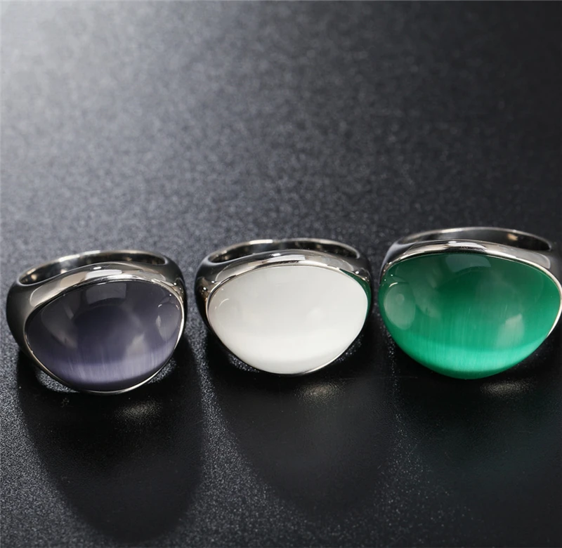 2021 Luxury Designs Large Opal Stone Eternity Rings Men Fashion Stainless Steel Wedding Band New Jewelry for Women Bague Anillos
2021 Luxury Designs Large Opal Stone Eternity Rings Men Fashion Stainless Steel Wedding Band New Jewelry for Women Bague Anillos