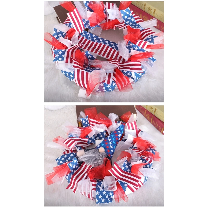 Independence Day Wreath for Front Door American Patriotic Wreath Gnome Swedish Tomte Garland 4th of July Gift
Independence Day Wreath for Front Door American Patriotic Wreath Gnome Swedish Tomte Garland 4th of July Gift