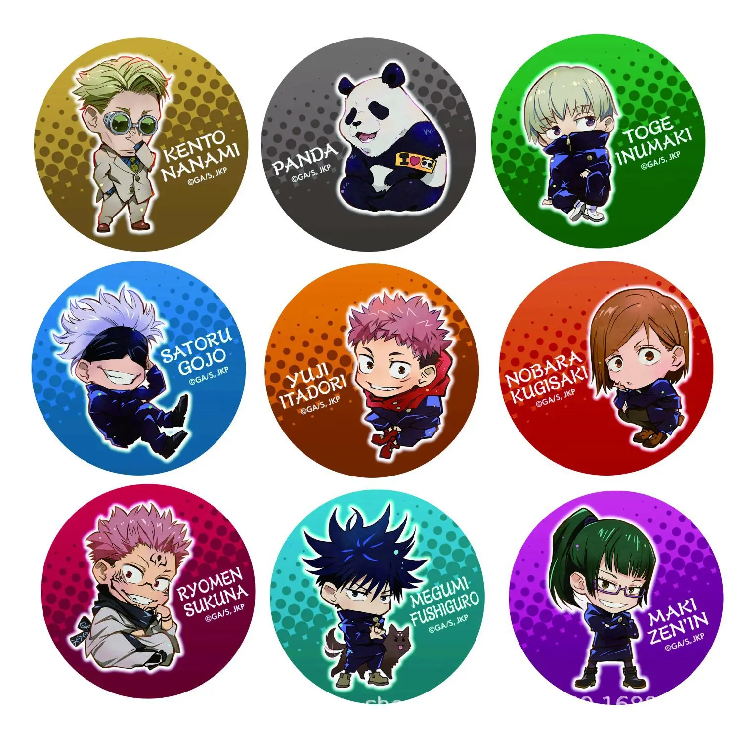 58mm Jujutsu Kaisen Brooch Pins Fashion Jewelry 2021 Gojo Satoru Itadori Yuji Ryomen Sukuna Figures Badges Japanese Anime Manga
58mm Jujutsu Kaisen Brooch Pins Fashion Jewelry 2021 Gojo Satoru Itadori Yuji Ryomen Sukuna Figures Badges Japanese Anime Manga