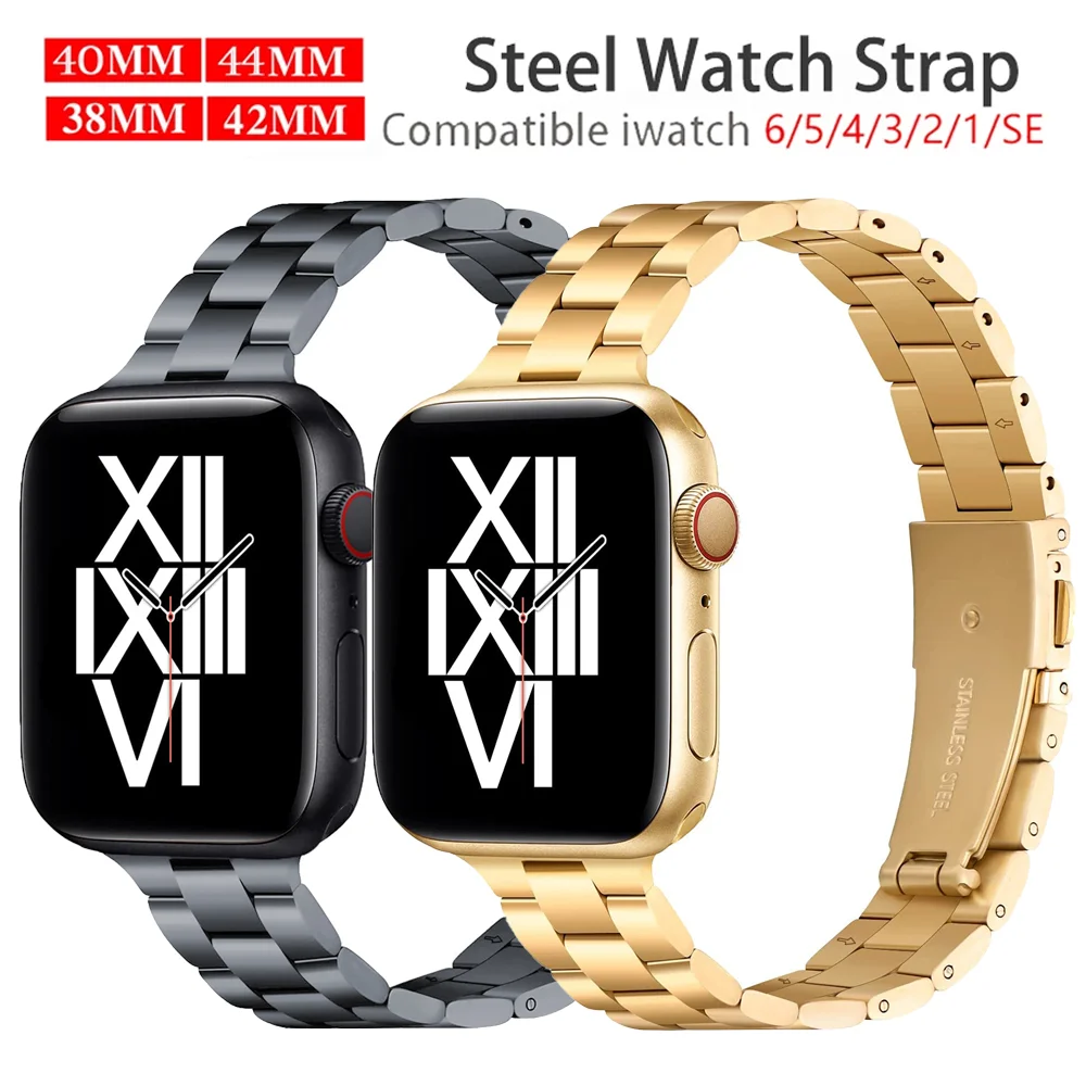 Ремешок из нержавеющей стали для apple watch band 44 мм 42 мм 40 мм 38 мм, тонкий металлический браслет для наручных часов, браслет correa iwatch band 6 5 4 3 se
Ремешок из нержавеющей стали для apple watch band 44 мм 42 мм 40 мм 38 мм, тонкий металлический браслет для наручных часов, браслет correa iwatch band 6 5 4 3 se