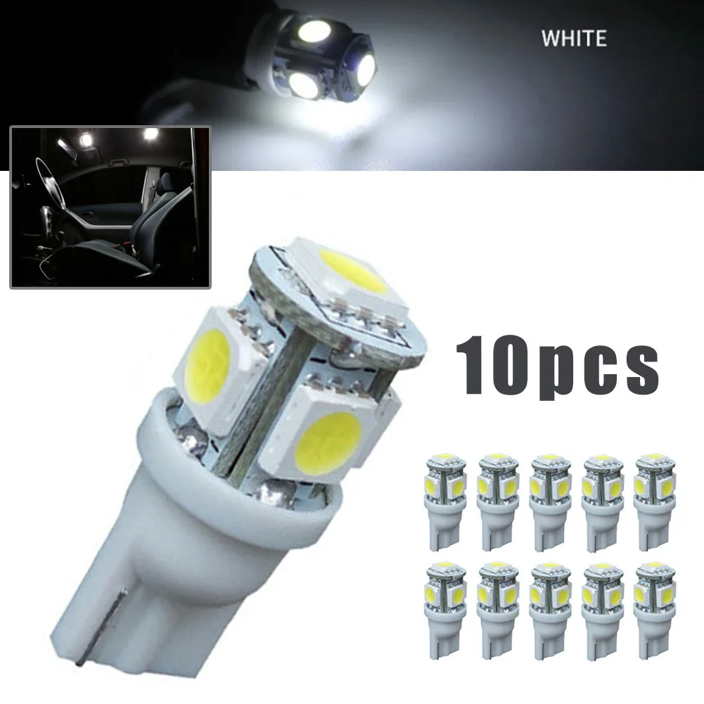 10pcs 501 Led T10 White W5w Side Light Number Plate Interior Bulbs Car Wedge Led Number Plate Light Bulbs 12V
10pcs 501 Led T10 White W5w Side Light Number Plate Interior Bulbs Car Wedge Led Number Plate Light Bulbs 12V