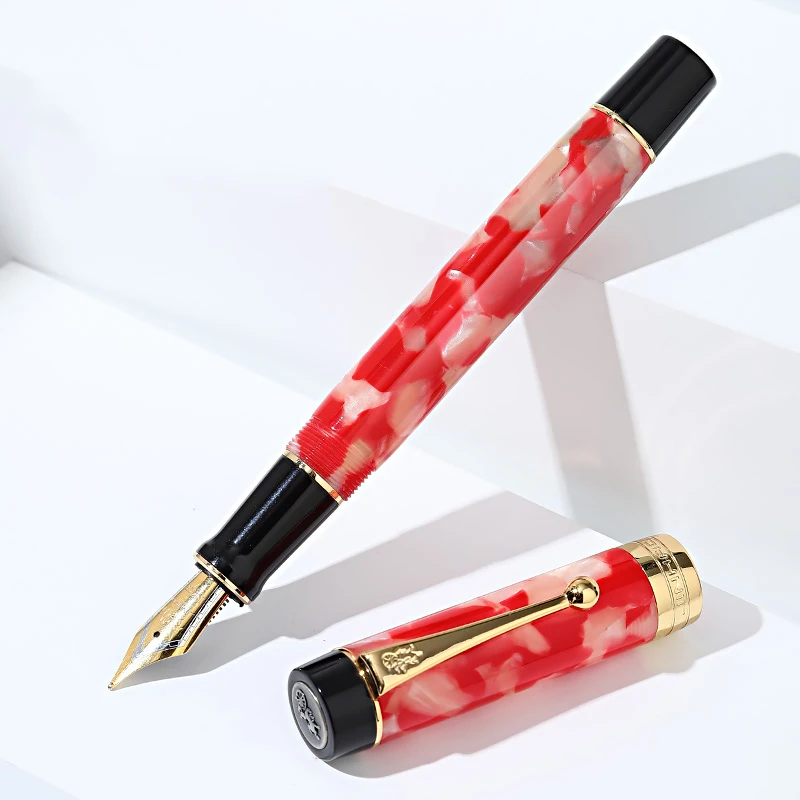 Перьевая ручка Jinhao Century 100 18KGP Средний наконечник акриловые чернильные ручки для письма Деловой Подарок Канцелярские принадлежности для школы и офиса
Перьевая ручка Jinhao Century 100 18KGP Средний наконечник акриловые чернильные ручки для письма Деловой Подарок Канцелярские принадлежности для школы и офиса