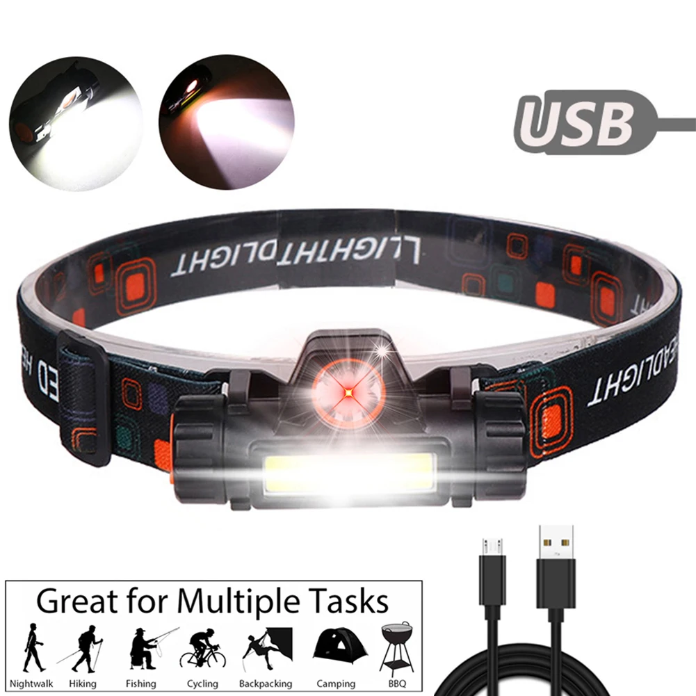 LED Headlamp High Brightness USB Rechargeable Flashlight Camping Ring Waterproof Head Light for Outdoor Night Activity
LED Headlamp High Brightness USB Rechargeable Flashlight Camping Ring Waterproof Head Light for Outdoor Night Activity