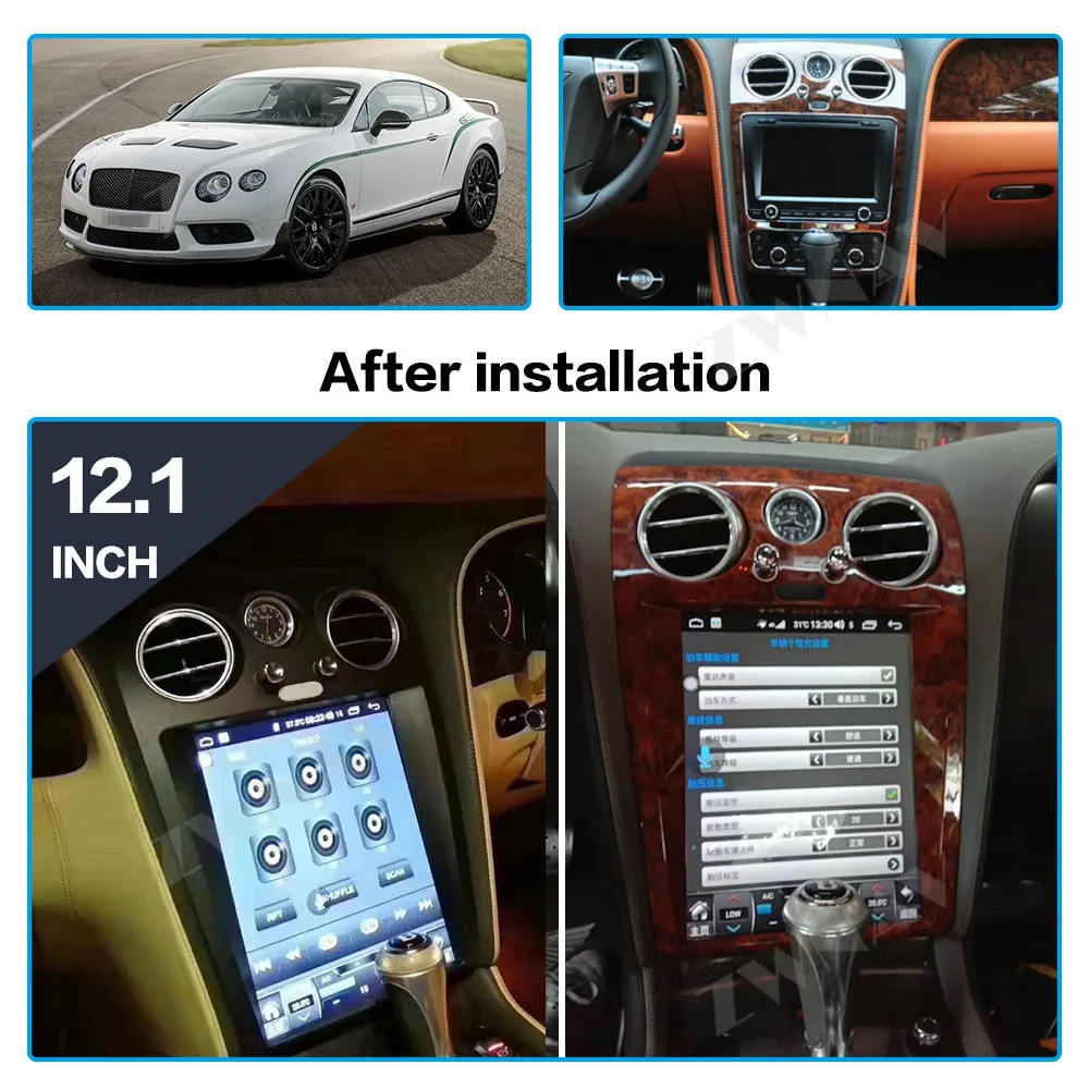 Android 10.0 6+128 Tesla Style For Bentley Speeding Supersport Car Multimedia Player GPS Navigation Radio Audio Player Head Unit
Android 10.0 6+128 Tesla Style For Bentley Speeding Supersport Car Multimedia Player GPS Navigation Radio Audio Player Head Unit