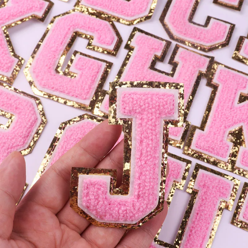 Pink 26 English Letters Patch Iron On Patches For Clothing Alphabet Sequin Embroidered Patches For Clothes Cartoon Badges Diy
Pink 26 English Letters Patch Iron On Patches For Clothing Alphabet Sequin Embroidered Patches For Clothes Cartoon Badges Diy