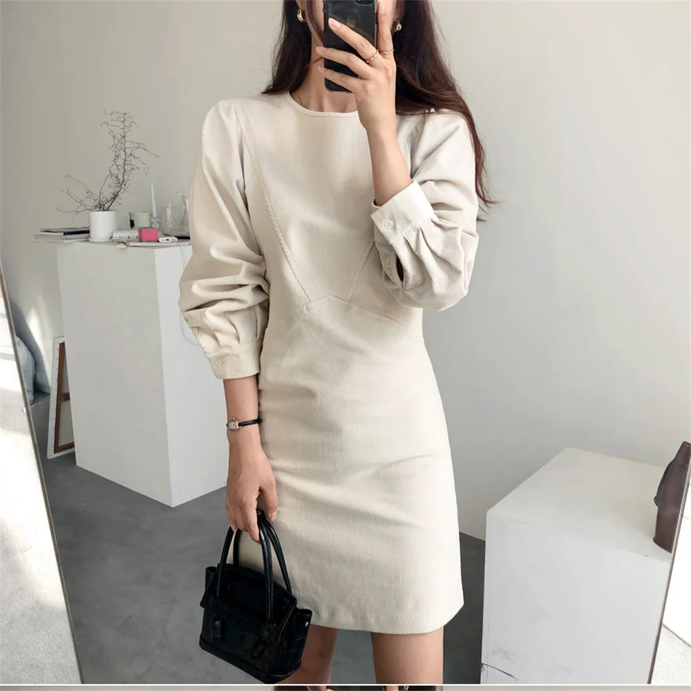 PLAMTEE Hot Sale Women Mini Dress Solid Vintage Slim 2022 Lantern Sleeves Femme Chic Work Wear Sexy New Elegant Mujer Vestidos
PLAMTEE Hot Sale Women Mini Dress Solid Vintage Slim 2022 Lantern Sleeves Femme Chic Work Wear Sexy New Elegant Mujer Vestidos