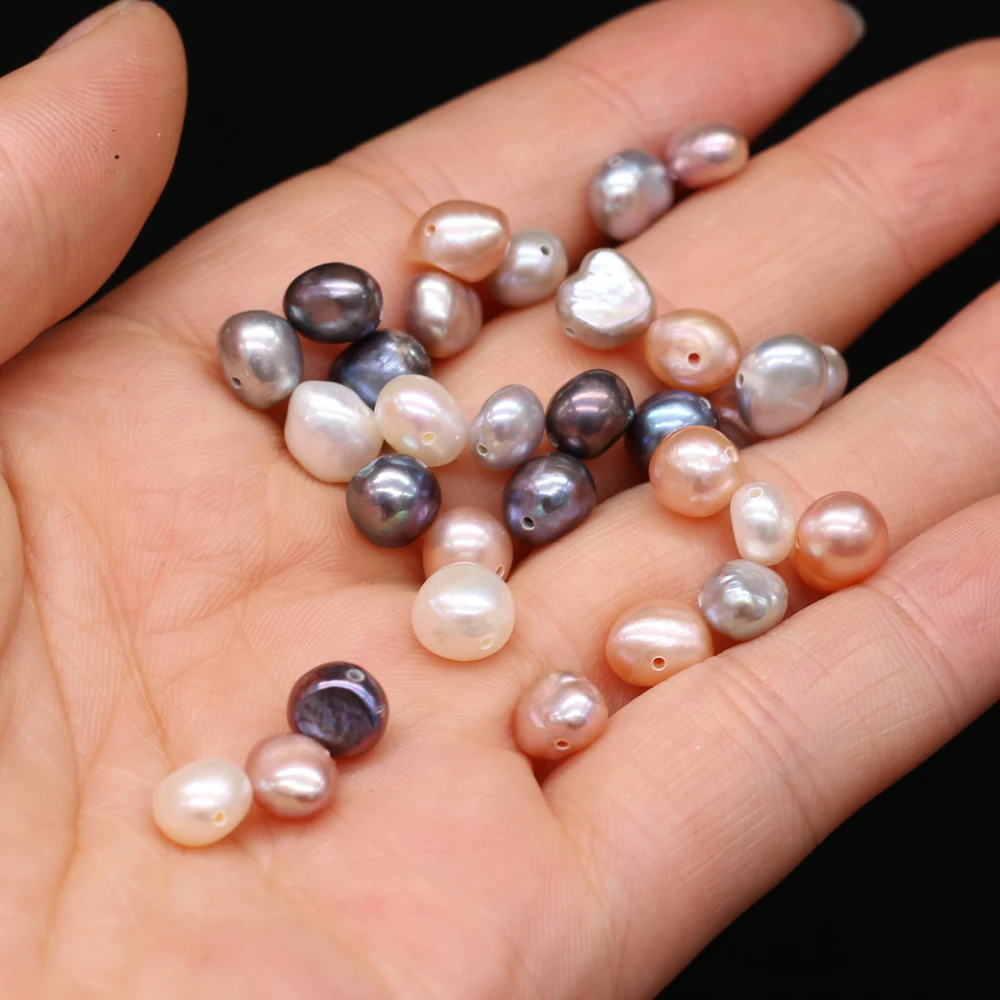 Natural Pearl Beads Punching Hole Freshwater Loose AA Pearl Beads for Making DIY Jewelry Necklace Bracelet 20pcs
Natural Pearl Beads Punching Hole Freshwater Loose AA Pearl Beads for Making DIY Jewelry Necklace Bracelet 20pcs