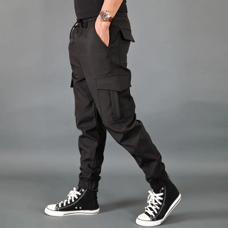 Puimentiua New Winter Men Pants Thick Fleece Joggers Multi Pocket Loose Sport Trousers Male Casual Warm Sweatpants Cargo Pant
Puimentiua New Winter Men Pants Thick Fleece Joggers Multi Pocket Loose Sport Trousers Male Casual Warm Sweatpants Cargo Pant
