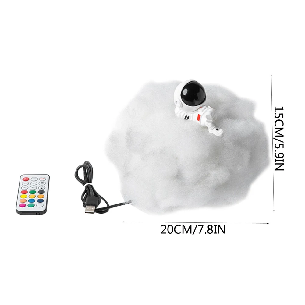2020 New Dropship LED Colorful Clouds Astronaut Lamp With Rainbow Effect As Children's Night Light Creative Birthday Gift
2020 New Dropship LED Colorful Clouds Astronaut Lamp With Rainbow Effect As Children's Night Light Creative Birthday Gift