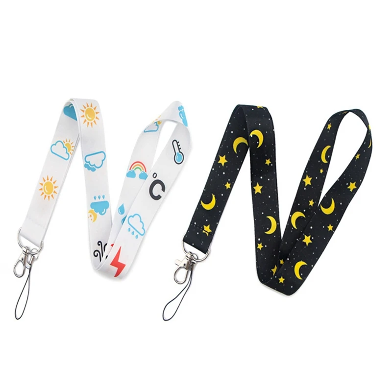 Badge Holders Mobile Phone Neck Straps with Keyring Sun Moon Star Print Phone Strap Key
Badge Holders Mobile Phone Neck Straps with Keyring Sun Moon Star Print Phone Strap Key