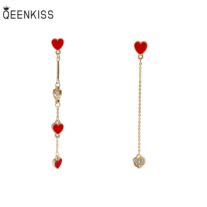 QEENKISS EG7493 Fine Jewelry Wholesale Woman Birthday Wedding Gift Heart Tassel Zircon 925 Sterling Silver Needle Stud Earrings
QEENKISS EG7493 Fine Jewelry Wholesale Woman Birthday Wedding Gift Heart Tassel Zircon 925 Sterling Silver Needle Stud Earrings