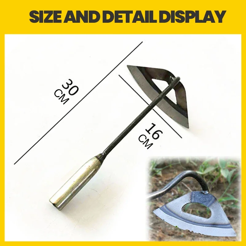 1pc All-steel Hardened Hollow Hoe Handheld Weeding Rake Planting Vegetable Farm Garden Agriculture Tool Weeding Accessories
1pc All-steel Hardened Hollow Hoe Handheld Weeding Rake Planting Vegetable Farm Garden Agriculture Tool Weeding Accessories