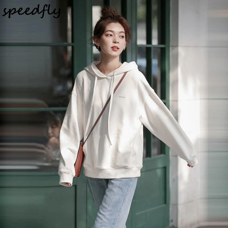 With Hat Hoodies Women Fashion College Solid Pockets All-match Autumn Leisure Loose Korean Style Teens Letter Streetwear Chic
With Hat Hoodies Women Fashion College Solid Pockets All-match Autumn Leisure Loose Korean Style Teens Letter Streetwear Chic