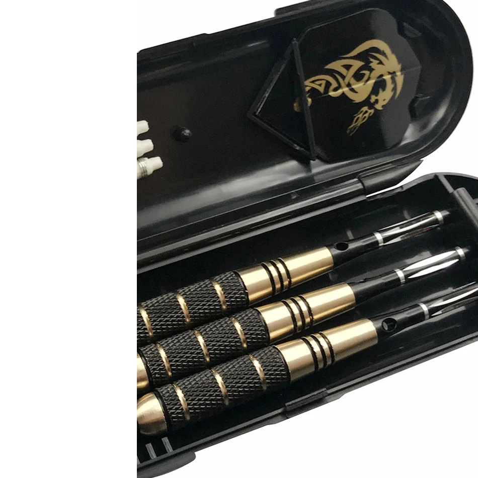 3pcs/lot 24g Professional Brass Barrels Steel Tip Darts for Dartboard Games Black Color with Dart Accessories
3pcs/lot 24g Professional Brass Barrels Steel Tip Darts for Dartboard Games Black Color with Dart Accessories