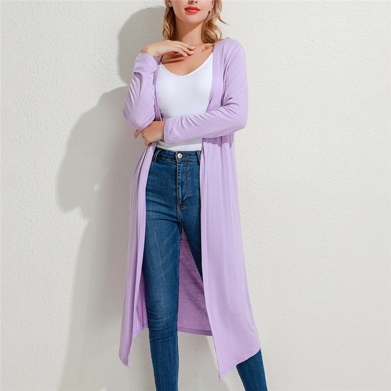 Autumn Ladies Casual Kintted Cardigan Comfortable Simple Solid Loose Long Sweater Fashion Female Coat
Autumn Ladies Casual Kintted Cardigan Comfortable Simple Solid Loose Long Sweater Fashion Female Coat