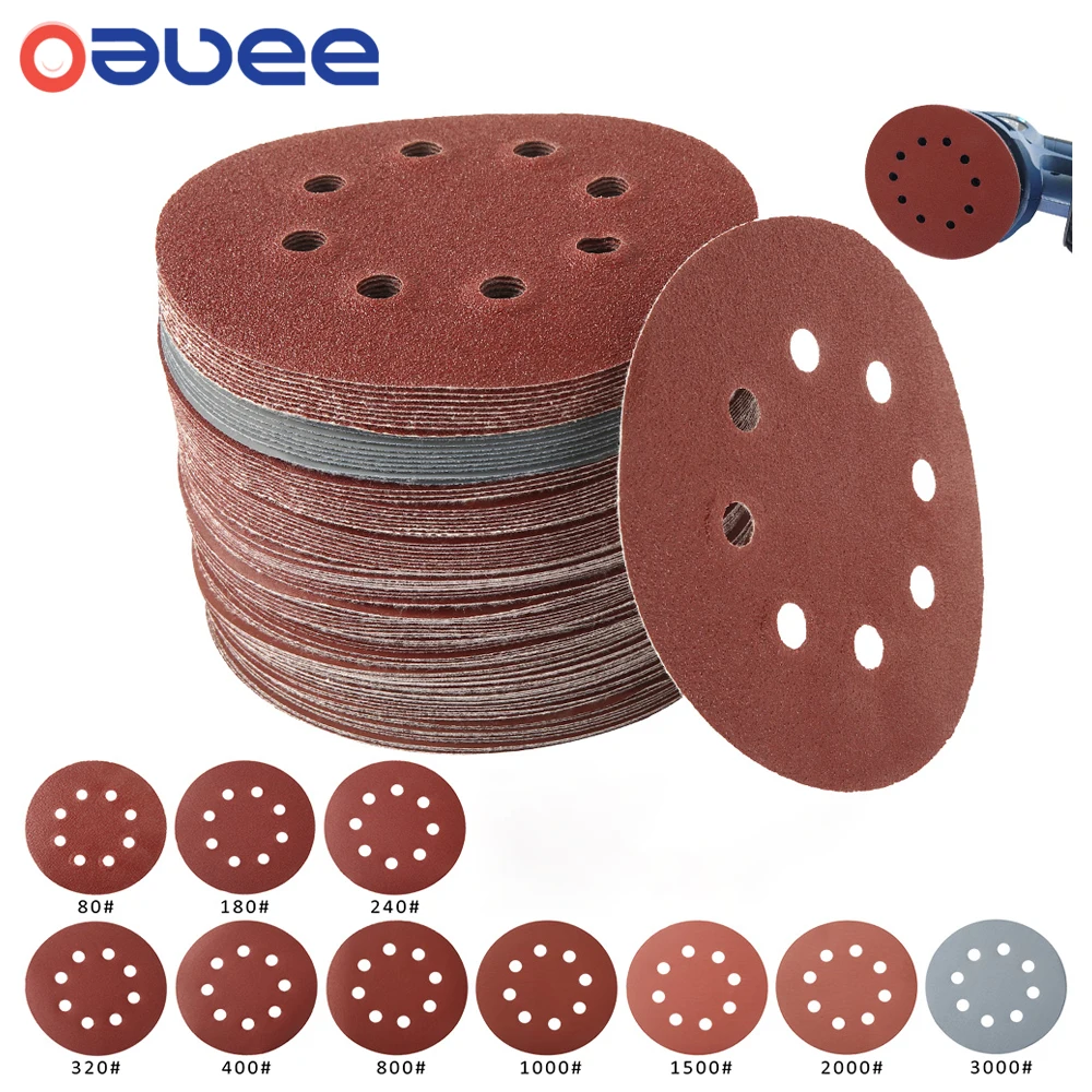 50/100pcs 125mm Sandpaper Round Shape Sanding Discs Hook Loop Sanding Paper Buffing Sheet Sandpaper 8 Hole Sander Polishing Pad
50/100pcs 125mm Sandpaper Round Shape Sanding Discs Hook Loop Sanding Paper Buffing Sheet Sandpaper 8 Hole Sander Polishing Pad