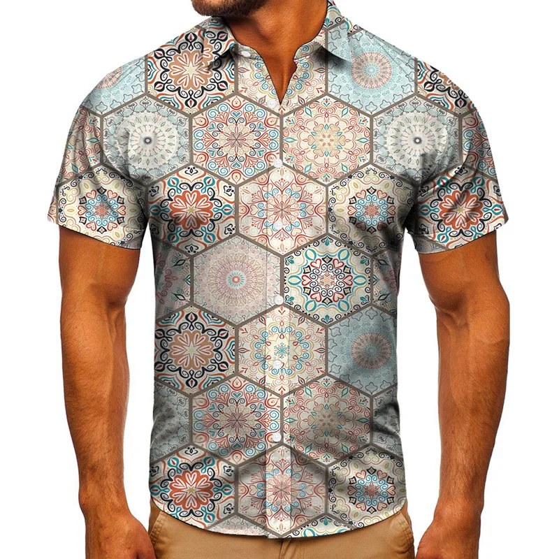 2021Summer New Style Mens Vintage Ethnic Style Printing Loose Short Sleeve Turn Down Collar Casual Shirt Button Beach Shirts
2021Summer New Style Mens Vintage Ethnic Style Printing Loose Short Sleeve Turn Down Collar Casual Shirt Button Beach Shirts