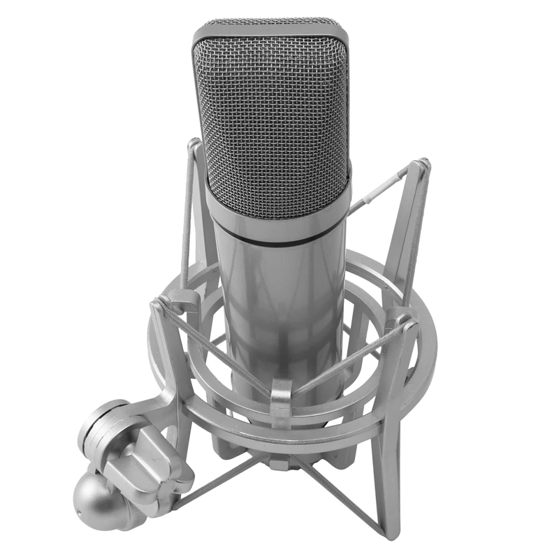 U87 Microphone Set Voice Microphone Metal Mini Host Device Condenser Microphone Live Microphone for Live/Show,White
U87 Microphone Set Voice Microphone Metal Mini Host Device Condenser Microphone Live Microphone for Live/Show,White