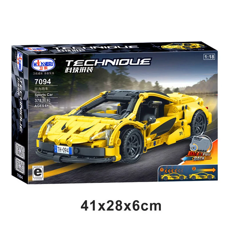 Building Block Toy 7094 1/18 Pull Back Sports Car Model Assembled Educational Toys Pull Back Sports Car Gift For Childen Kids
Building Block Toy 7094 1/18 Pull Back Sports Car Model Assembled Educational Toys Pull Back Sports Car Gift For Childen Kids