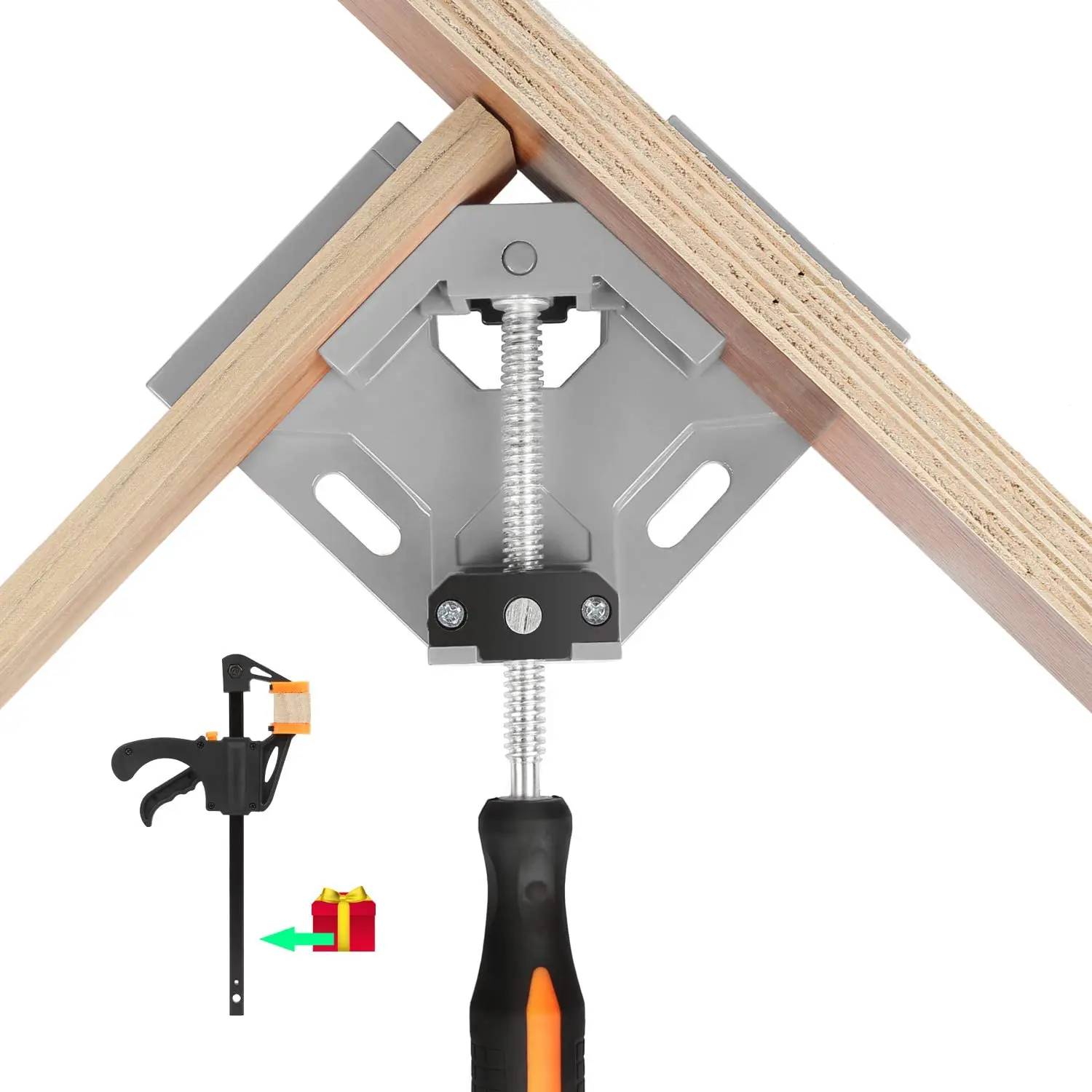 Right Angle Clamp,90 Degree Corner Clamps for Woodworking Jigs, for Cabinet Frame Drawer,4" Quick Grip Bar Clamps Included
Right Angle Clamp,90 Degree Corner Clamps for Woodworking Jigs, for Cabinet Frame Drawer,4" Quick Grip Bar Clamps Included