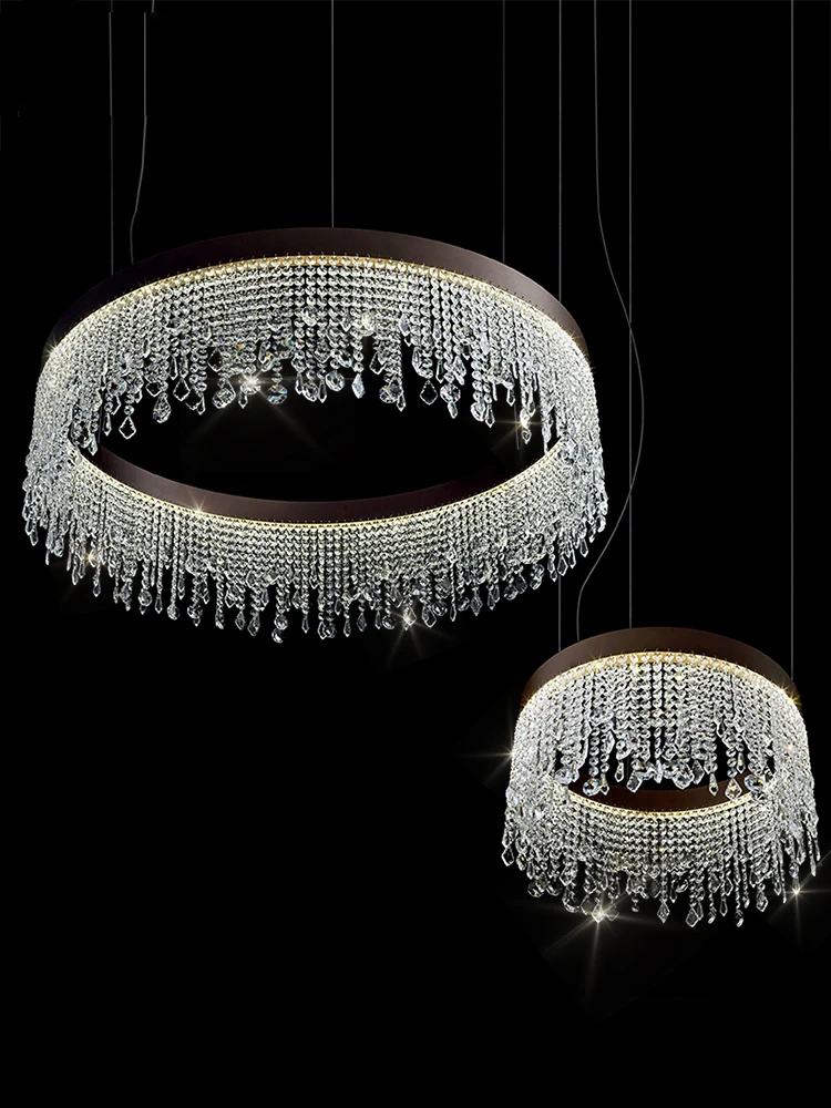 Modern luxury chandelier lighting crystal chandeliers led living room dining room hanging lamp adjustable hight 110v-220v
Modern luxury chandelier lighting crystal chandeliers led living room dining room hanging lamp adjustable hight 110v-220v