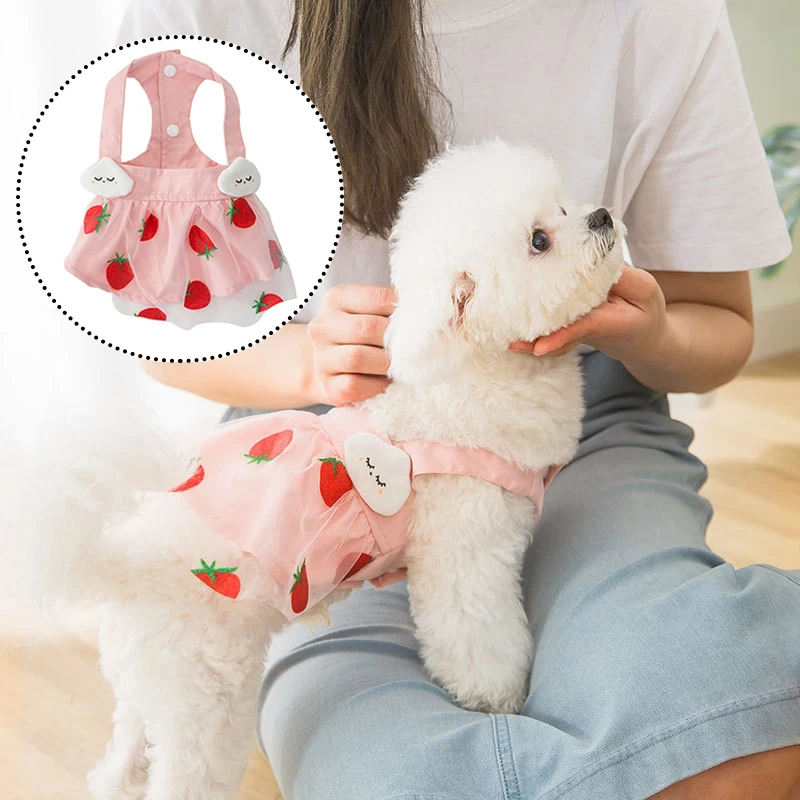 Flower Print Princess Cake Dress Lace Cotton Sleeveless Vest Skirt For Small Dogs Evening Party Dress Summer Girls Puppy Clothes
Flower Print Princess Cake Dress Lace Cotton Sleeveless Vest Skirt For Small Dogs Evening Party Dress Summer Girls Puppy Clothes