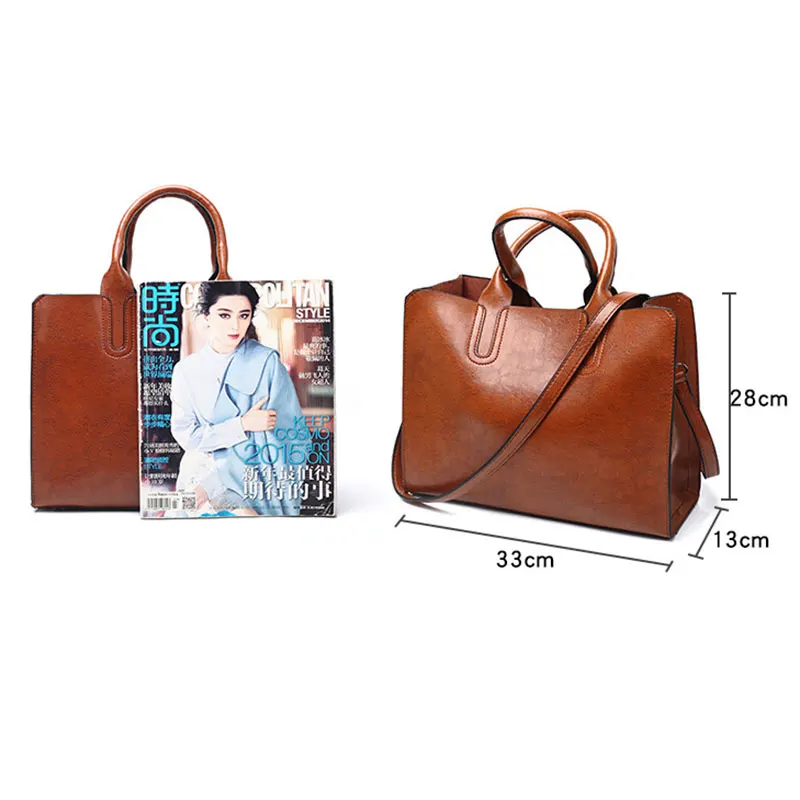 High Quality Women Genuine Leather Handbag Luxury Solid Fashion Shoulder Bag Trendy Vintage Handbag Messenger Bags High Capacity
High Quality Women Genuine Leather Handbag Luxury Solid Fashion Shoulder Bag Trendy Vintage Handbag Messenger Bags High Capacity