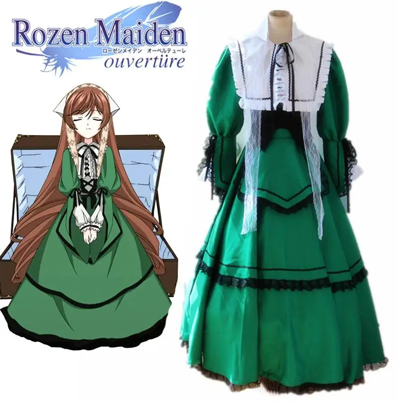 Унисекс в стиле Rozen Maiden Sui sei Секи Джейд Стерн Косплэй костюм комплекты для Лолиты костюм
Унисекс в стиле Rozen Maiden Sui sei Секи Джейд Стерн Косплэй костюм комплекты для Лолиты костюм