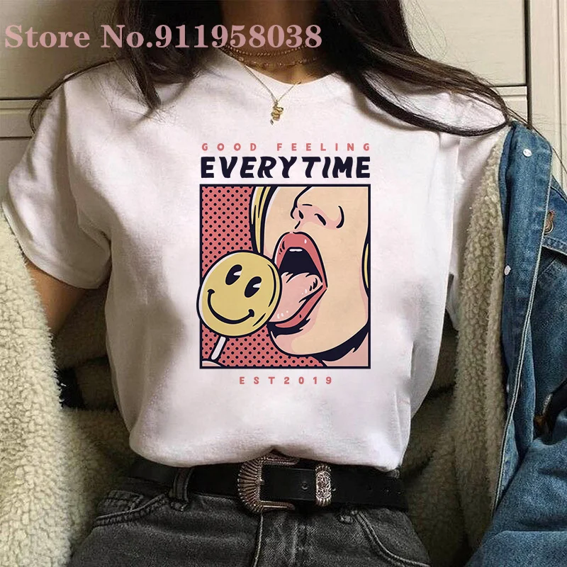 Sexy lips print graphic ladies fashion T-shirt round neck short sleeve casual lips funny temptation Tshirt women/man T-Shirts
Sexy lips print graphic ladies fashion T-shirt round neck short sleeve casual lips funny temptation Tshirt women/man T-Shirts