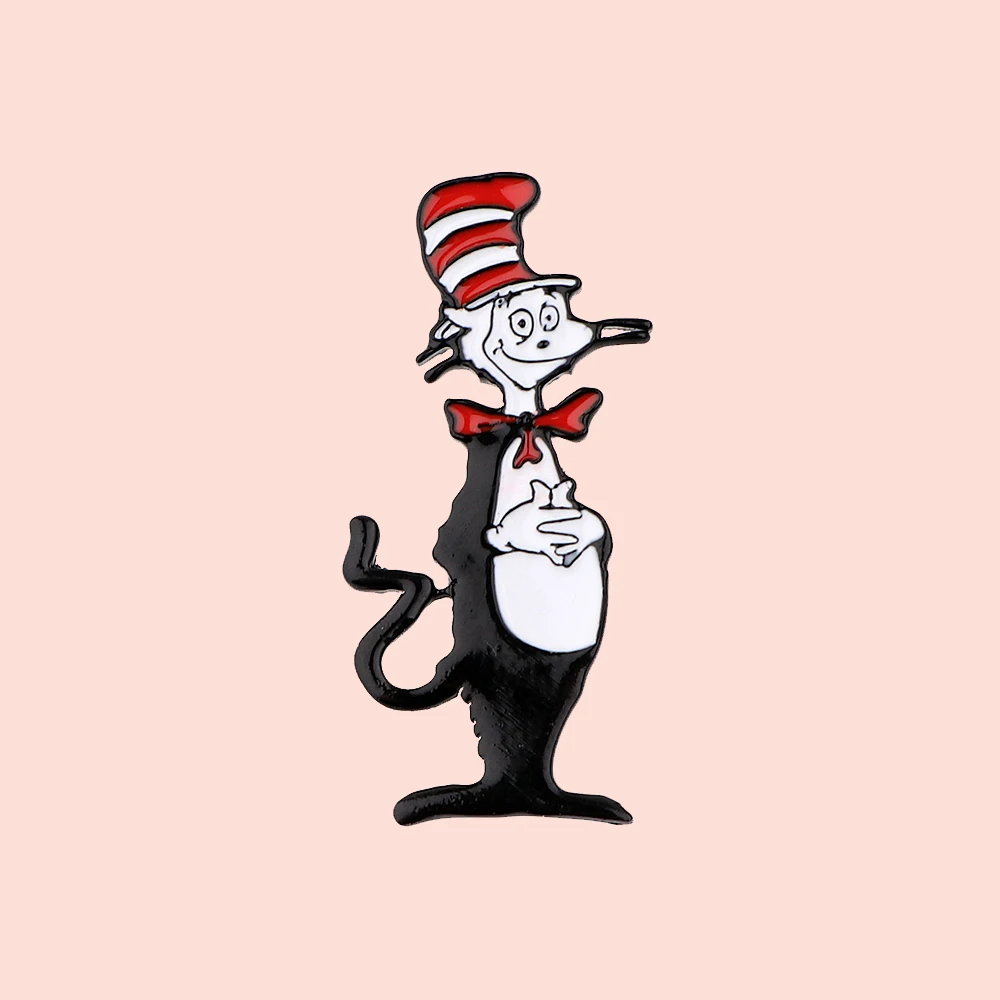 ZF2928 Cat Wearing A Hat Metal Enamel Pins And Brooches For Women Men Lapel Pin Backpack Bags Hat Badge Gifts
ZF2928 Cat Wearing A Hat Metal Enamel Pins And Brooches For Women Men Lapel Pin Backpack Bags Hat Badge Gifts