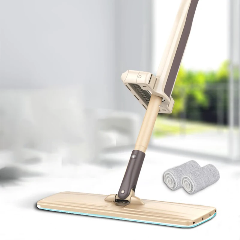 Eyliden Flat Mop Free Hand Washing Stainless Steel Handle Spin Mop Home House Office Cleaning Tool for Kitchen Floor Cleaning
Eyliden Flat Mop Free Hand Washing Stainless Steel Handle Spin Mop Home House Office Cleaning Tool for Kitchen Floor Cleaning