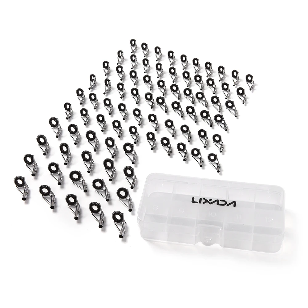 80Pcs Fishing Rod Guide Tip Repair Kit Set DIY Eye Rings Different Size Stainless Steel Frame With Box 2021 New In Fast Delivery
80Pcs Fishing Rod Guide Tip Repair Kit Set DIY Eye Rings Different Size Stainless Steel Frame With Box 2021 New In Fast Delivery