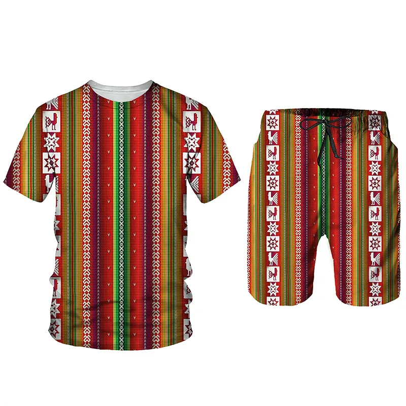 Indian Culture Summer 3D Printed Men's T-shirt Shorts Set Men's Sportswear Tracksuit O Neck Short Sleeve Men's Clothing Suit 
Indian Culture Summer 3D Printed Men's T-shirt Shorts Set Men's Sportswear Tracksuit O Neck Short Sleeve Men's Clothing Suit
