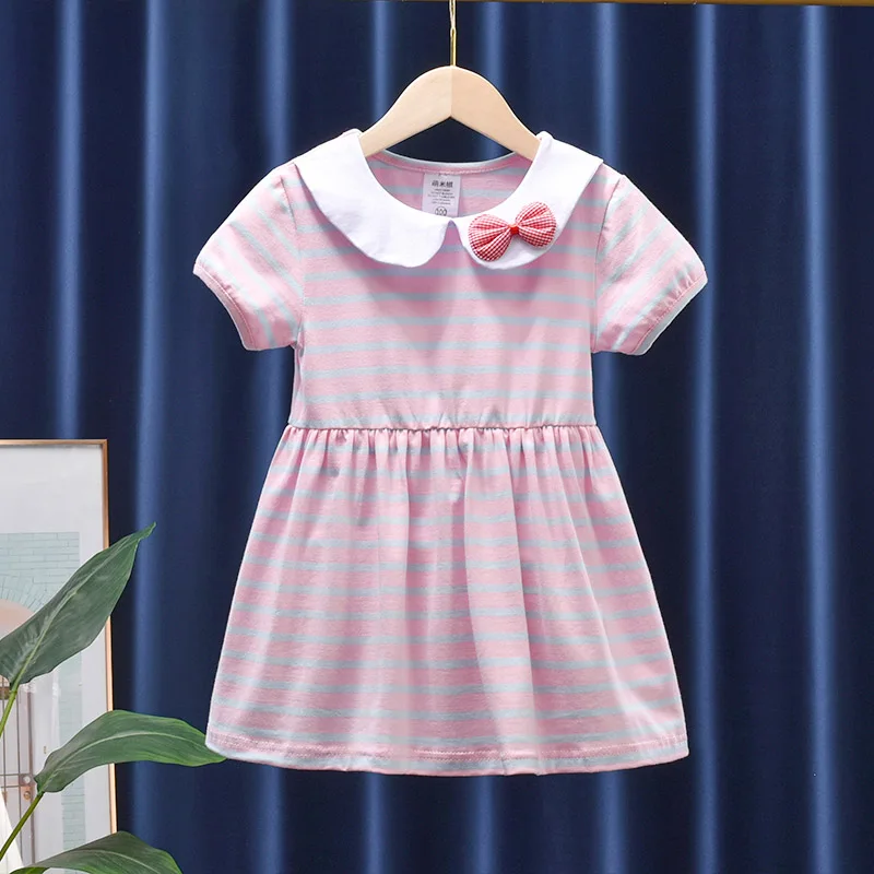 От 2 до 6 лет Детские платья для девочек с рисунком, лето, модные привлекательные туфли с воротником в стиле «Питер Пэн» с коротким рукавом дл...
От 2 до 6 лет Детские платья для девочек с рисунком, лето, модные привлекательные туфли с воротником в стиле «Питер Пэн» с коротким рукавом дл...