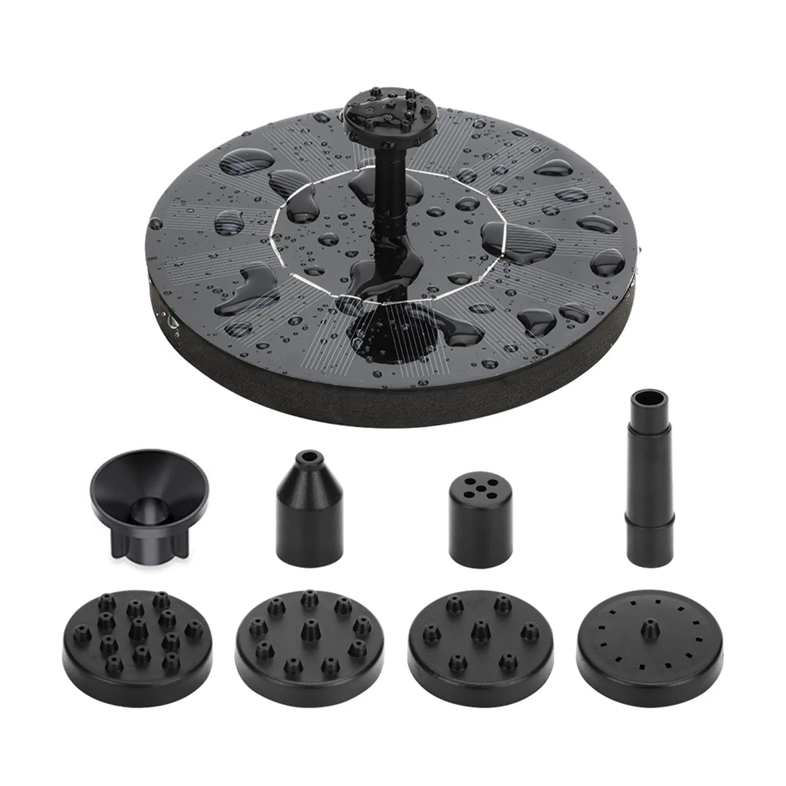 1W Solar Fountain with 6 Nozzles Pump Garden Water Pum Birdbath Water Fountain Pump
1W Solar Fountain with 6 Nozzles Pump Garden Water Pum Birdbath Water Fountain Pump