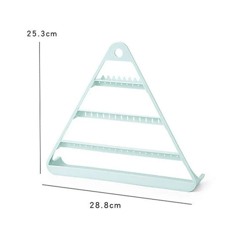 Plastic Triangle Jewelry Storage Rack Wall Hanging Organizer Holder Dressing Table Finishing Rack Wall Decoration Display Stand
Plastic Triangle Jewelry Storage Rack Wall Hanging Organizer Holder Dressing Table Finishing Rack Wall Decoration Display Stand