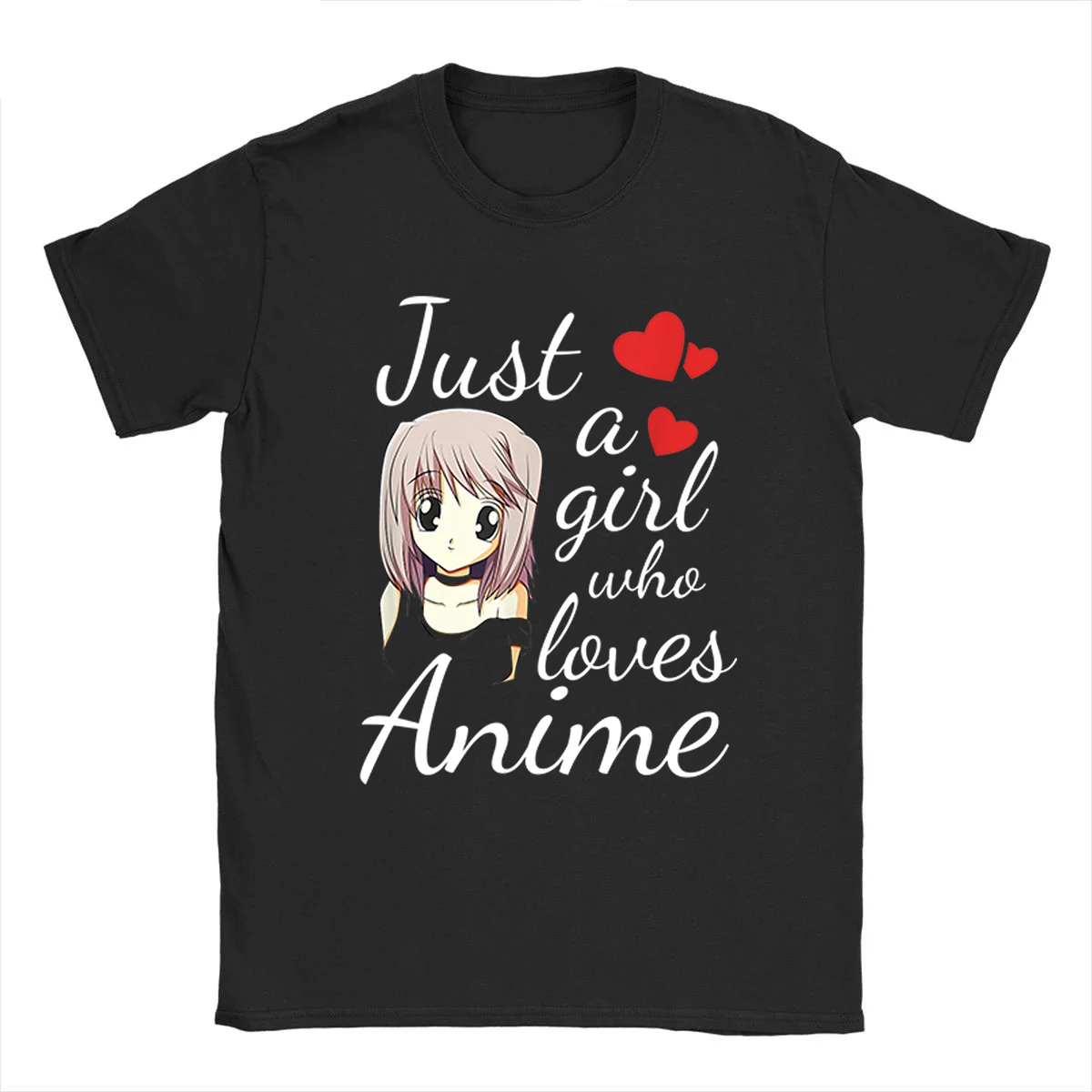 100% Cotton Kawaii Anime Girl T Shirt Just A Girl Who Loves Anime Unisex Women Men's Tee Top Oversized Casual Female T-shirt
100% Cotton Kawaii Anime Girl T Shirt Just A Girl Who Loves Anime Unisex Women Men's Tee Top Oversized Casual Female T-shirt