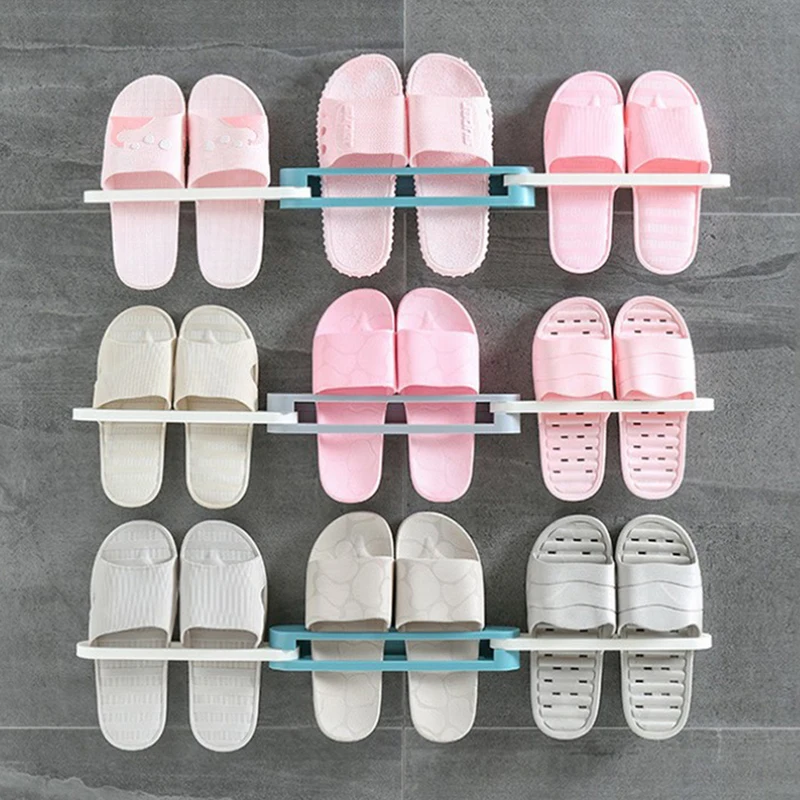 Wall Mounted Shoe Holder Organizer Folding Shoe Storage Rack Hanging Shelf One Change Into Three Bathroom Organizer
Wall Mounted Shoe Holder Organizer Folding Shoe Storage Rack Hanging Shelf One Change Into Three Bathroom Organizer