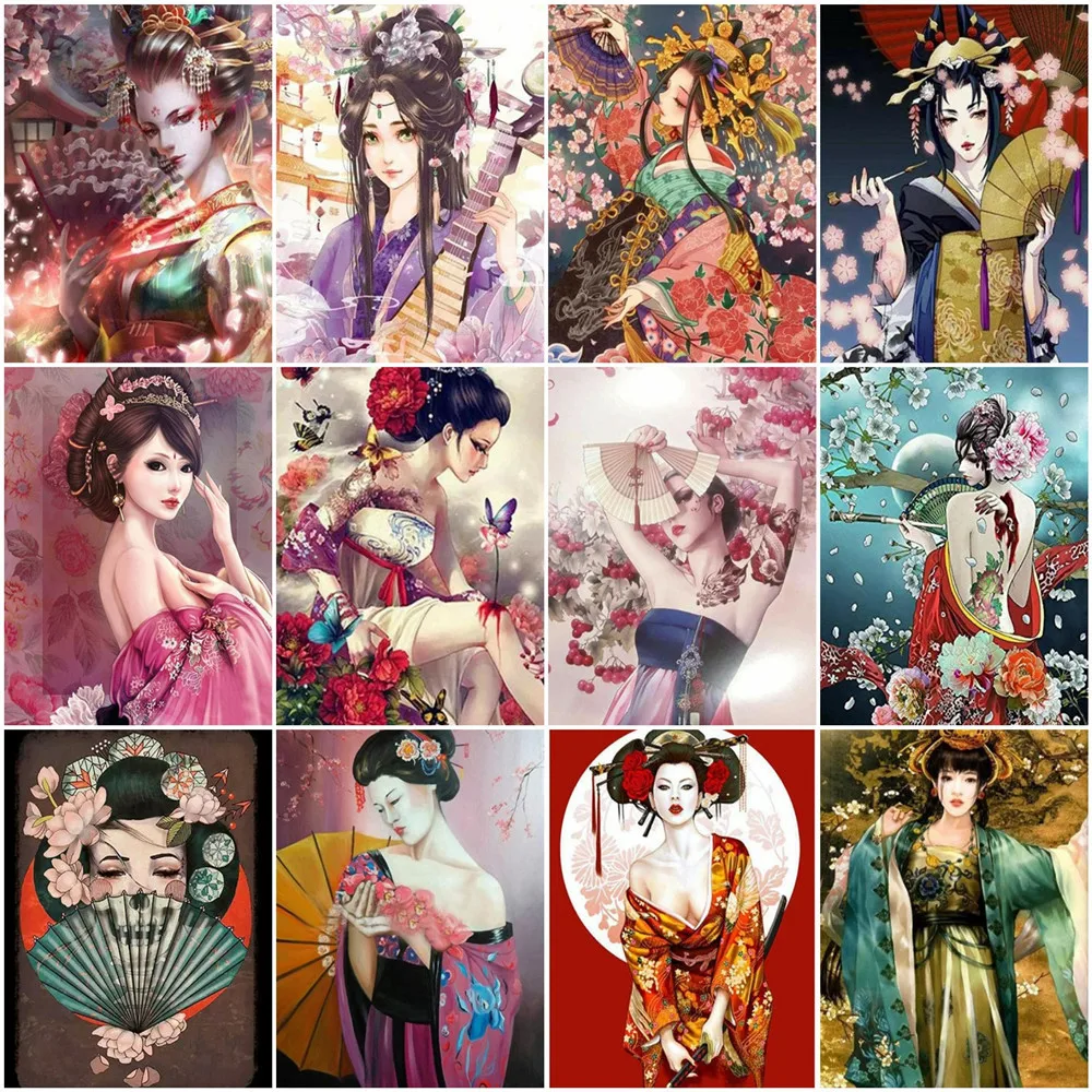 AZQSD DIY Painting By Number Frame Kimono Woman Handpainted Modern Wall Art Coloring By Numbers Japanese Geisha Kits Unique Gift
AZQSD DIY Painting By Number Frame Kimono Woman Handpainted Modern Wall Art Coloring By Numbers Japanese Geisha Kits Unique Gift