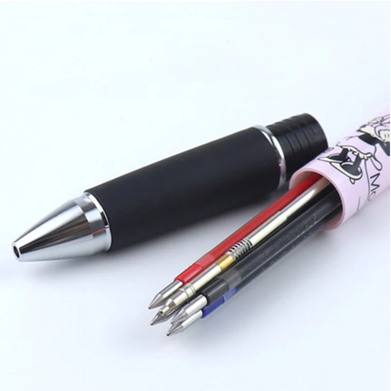 UNI Ограниченный Мультфункциональный Масляный Ручка MSXE5-1000press Шариковая ручка четырех цветов + Карандаш пяти-в-одном Сочетание.