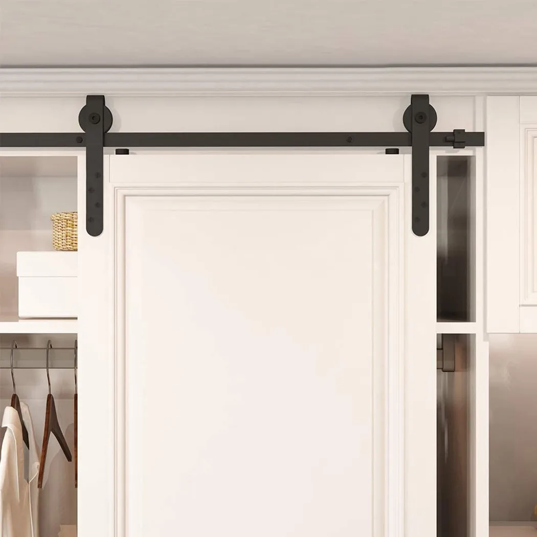 Barn Door Roller Mini Hardware Hanging Rail Set Silent Sliding Smooth 1/2 Thick Household Working Wood Doors Track Hardware part
Barn Door Roller Mini Hardware Hanging Rail Set Silent Sliding Smooth 1/2 Thick Household Working Wood Doors Track Hardware part