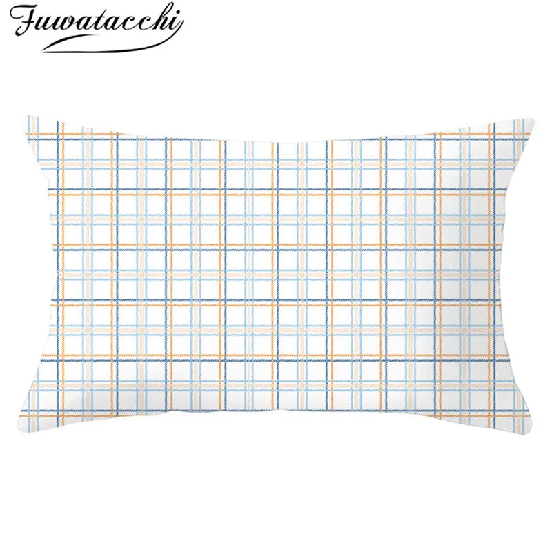 Fuwatacchi Geometric Rectangle Cushion Cover Plaid Polyester Pillowcases for Home Sofa Decorative Throw Pillows Covers 30*50cm
Fuwatacchi Geometric Rectangle Cushion Cover Plaid Polyester Pillowcases for Home Sofa Decorative Throw Pillows Covers 30*50cm