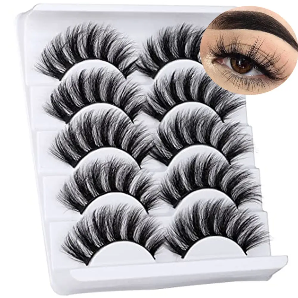 Handmade Craft Thick Long Cruelty-free 5D Faux Mink Eyelashes 20mm Natural False Eyelashes Wispy Fluffy Eye Lashes
Handmade Craft Thick Long Cruelty-free 5D Faux Mink Eyelashes 20mm Natural False Eyelashes Wispy Fluffy Eye Lashes