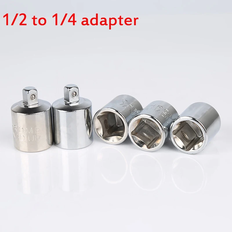 1pc Ratchet Wrench Socket Converter Head Sleeve Adapter 1/2" Big Fly To 3/8" Fly To 1/4" Steel to 1/4" To 1/2" To 3/8"
1pc Ratchet Wrench Socket Converter Head Sleeve Adapter 1/2" Big Fly To 3/8" Fly To 1/4" Steel to 1/4" To 1/2" To 3/8"
