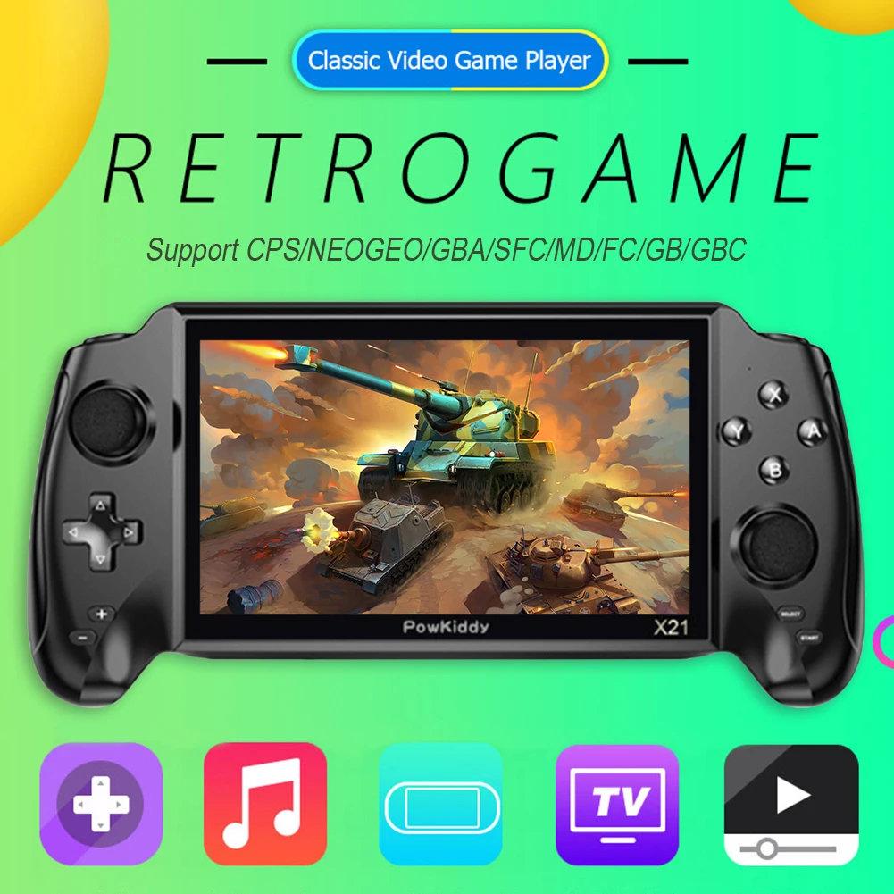 POWKIDDY X21/X20 Portable Retro Handheld Video Game Console Bulit-in 3000/3599 Game HD Screen Music/Video Player Children's Gift
POWKIDDY X21/X20 Portable Retro Handheld Video Game Console Bulit-in 3000/3599 Game HD Screen Music/Video Player Children's Gift